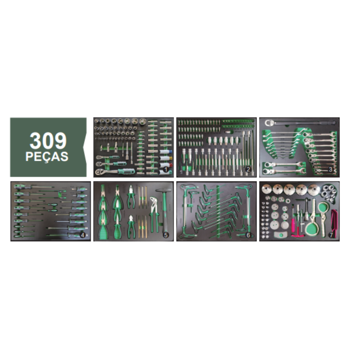 Carrinho de Ferramentas RoyalBlack – Edição Especial Verde